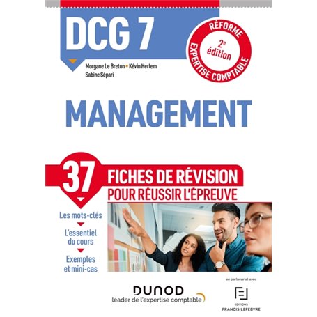 DCG 7 Management - Fiches de révision - 2e éd.