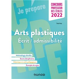 Concours Professeur des écoles - Arts plastiques - Ecrit/admissibilité - CRPE 2022