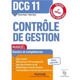 DCG 11 Contrôle de gestion - Manuel - 2e éd.