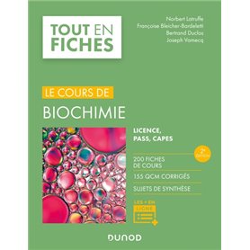 Biochimie - Tout le cours en fiches - 2e éd