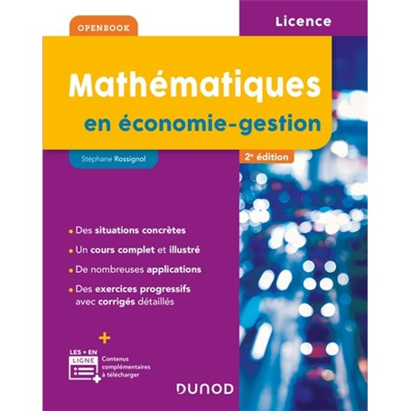 Mathématiques en économie-gestion - 2e éd.