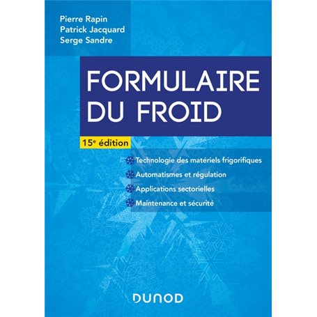 Formulaire du froid - 15e éd.