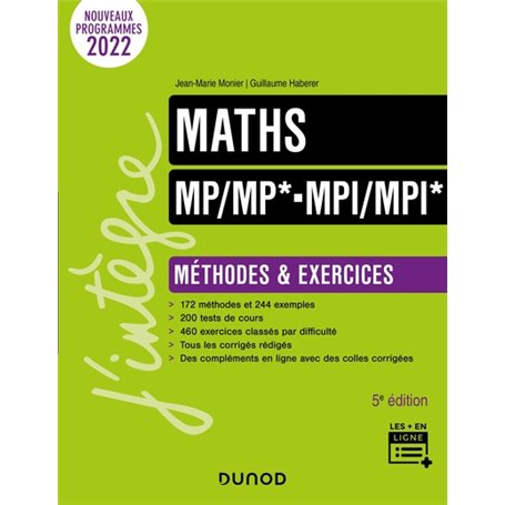 Maths Méthodes et Exercices MP/MP*- MPI/MPI* - 5e éd.