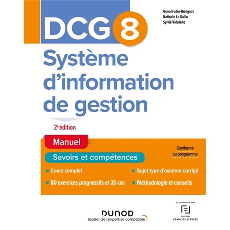 DCG 8 Systèmes d'information de gestion - Manuel - 2e éd.