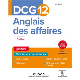 DCG 12 Anglais des affaires - Manuel - 2e éd.