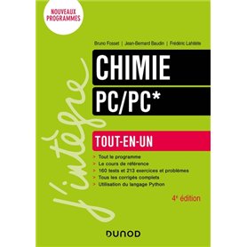Chimie Tout-en-un PC/PC* - 4e éd.