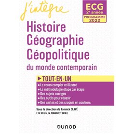 ECG 2 - Histoire Géographie Géopolitique du monde contemporain - Programmes 2022