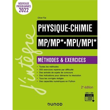 Physique-Chimie Méthodes et exercices MP/MP*-MPI/MPI* - 2e éd.