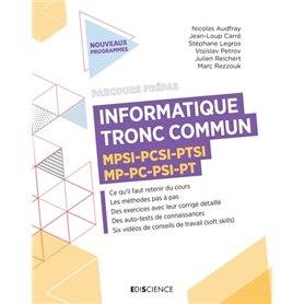 Informatique - Tronc commun MPSI-PCSI-PTSI-MP-PC-PSI-PT