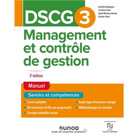 DSCG 3 Management et contrôle de gestion - Manuel - 2e éd.