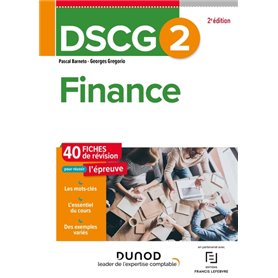 DSCG 2 Finance - Fiches de révision - 2e éd.