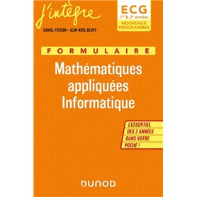 Formulaire Mathématiques appliquées Informatique ECG 1 & 2