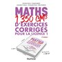 Maths - 1350 cm3 d'exercices corrigés pour la Licence 1 - 2e éd.