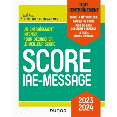 Score IAE-Message - 2023-2024