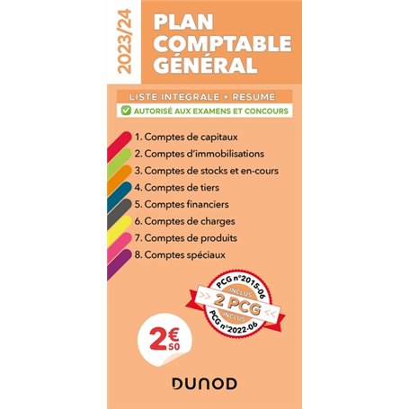 Plan comptable général 2023/24