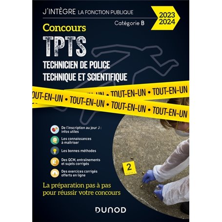 Concours TPTS  - Technicien Police technique et scientifique - 2023-2024