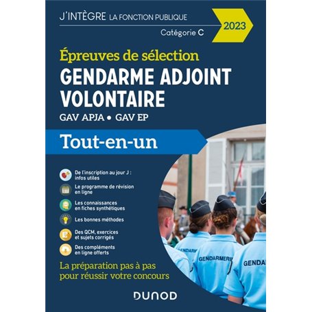 Epreuves de sélection Gendarme adjoint volontaire 2023