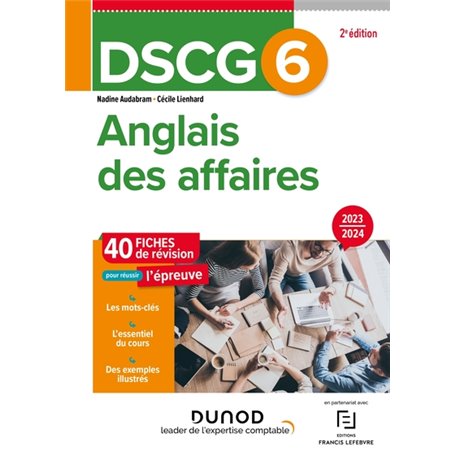 DSCG 6 - Anglais des affaires - Fiches 2023-2024