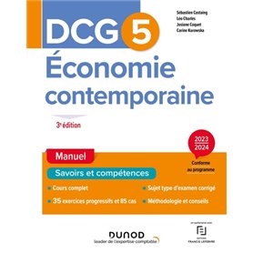 DCG 5 - Economie contemporaine - Manuel - 3e éd