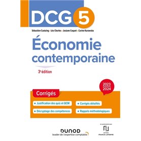 DCG 5 - Economie contemporaine - Corrigés 2023-2024