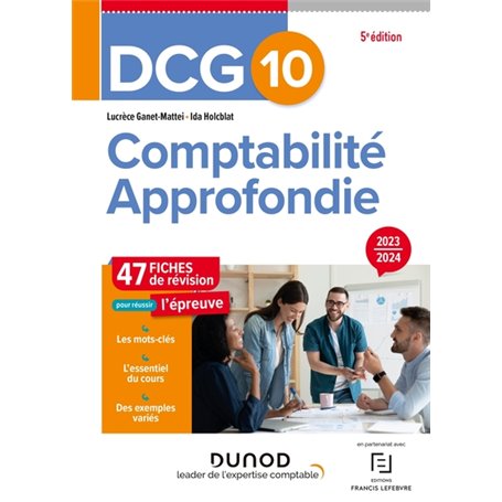 DCG 10 - Comptabilité approfondie - Fiches 2023-2024