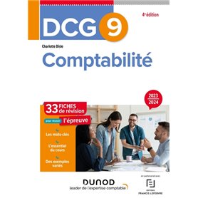 DCG 9 - Comptabilité - Fiches - 4e éd.