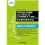 Physique-Chimie sujets portant sur le programme de 1re année - Annales corrigées - 2e éd.