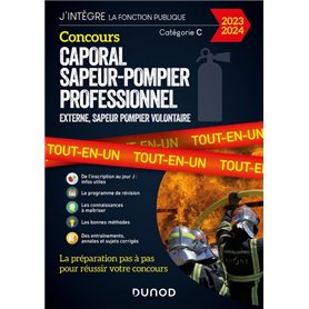 Concours Caporal sapeur-pompier professionnel 2023/2024