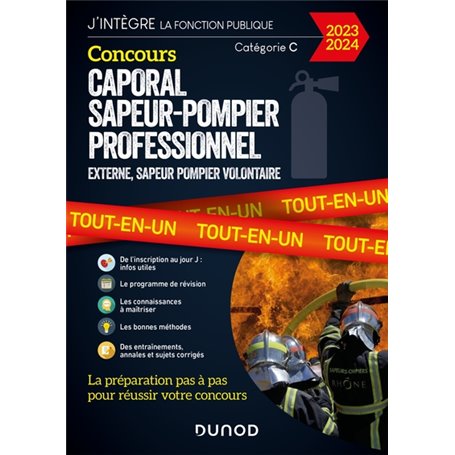 Concours Caporal sapeur-pompier professionnel 2023/2024