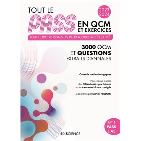 Tout le PASS en QCM et exercices 2023-2024