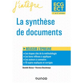 ECG-ECT 1 & 2 La synthèse de documents