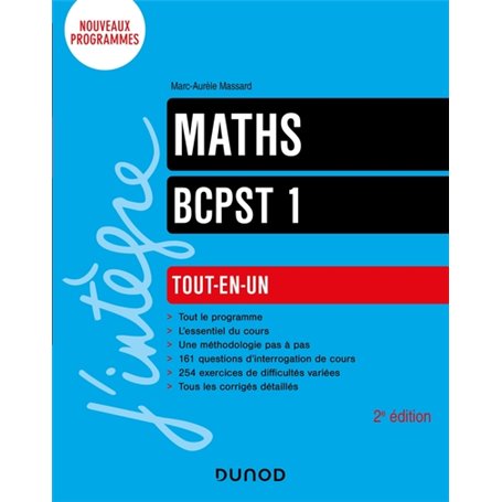 Maths tout-en-un BCPST 1re année - 2e éd.