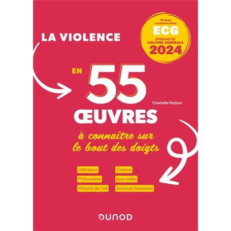 La violence 55 oeuvres à connaître sur le bout des doigts ECG - Thème de culture générale 2024