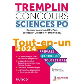 Tremplin Concours Sciences Po Tout-en-un 2024