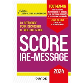 Score IAE-Message - 2024