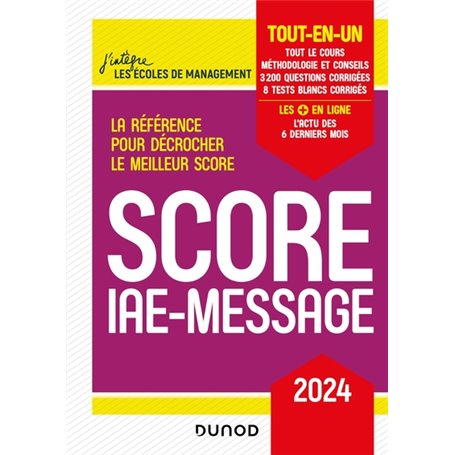 Score IAE-Message - 2024