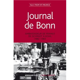 Journal de Bonn - Ambassadeur de France de Schmidt à Kohl 1982-1983