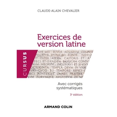 Exercices de version latine - 3e éd.