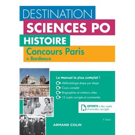 Destination Sciences Po Histoire - Sciences Po Paris + Bordeaux - Cours-méthodologie-annales