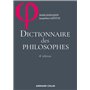 Dictionnaire des philosophes - 4ed.