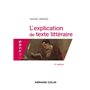 L'explication de texte littéraire - 4e éd.