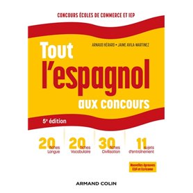 Tout l'espagnol aux concours - 5e ed.