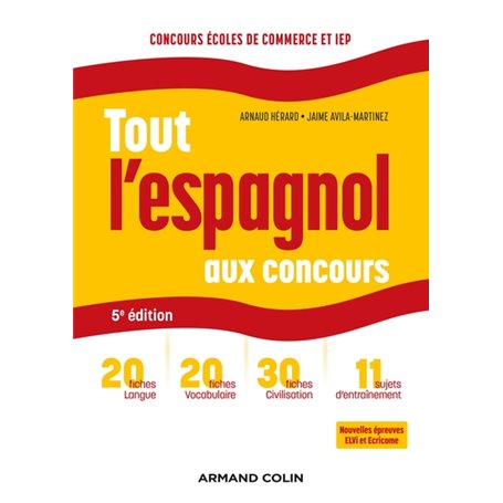 Tout l'espagnol aux concours - 5e ed.