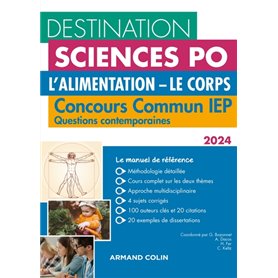 Destination Sciences Po Questions contemporaines 2024 - Concours commun IEP