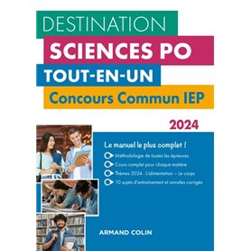 Destination Sciences Po - Concours commun IEP 2024
