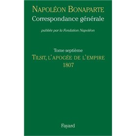 Correspondance générale, Tome VII