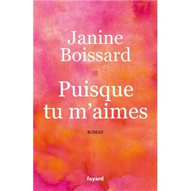 Puisque tu m'aimes