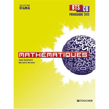 Sigma Mathématiques BTS CG Programme 2015