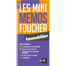 Les mini memos Foucher - Immobilier - Révision
