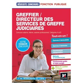 Réussite Concours - Greffier/Directeur des services de greffe judiciaires - Préparation complète